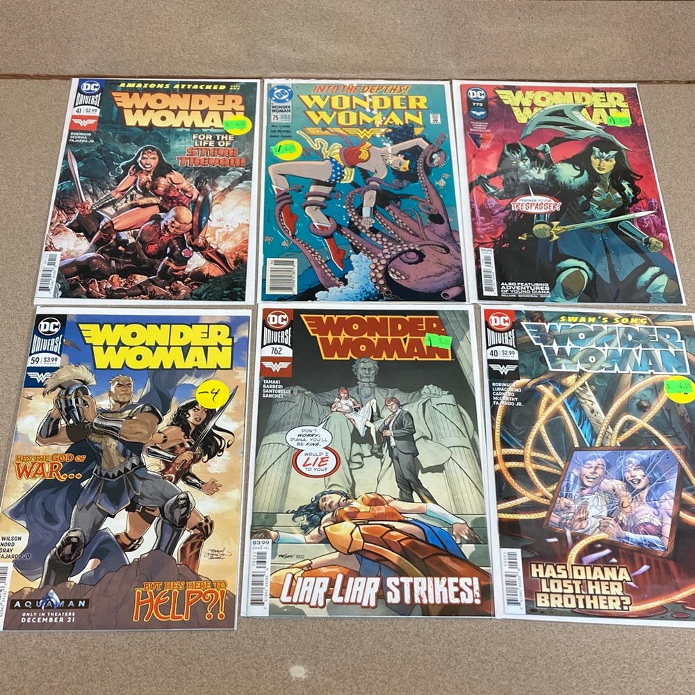 Dc Comics Wonder Woman Comic Book Collection